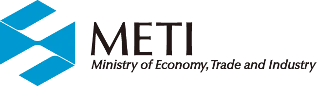 Logo of METI Ministry of Economy, Trade and Industry.